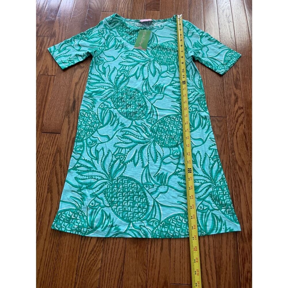 Lilly Pulitzer Little Cassie Knit Dress Shorely Blue Toucan Tango Sz XL NWT - Picture 2 of 8